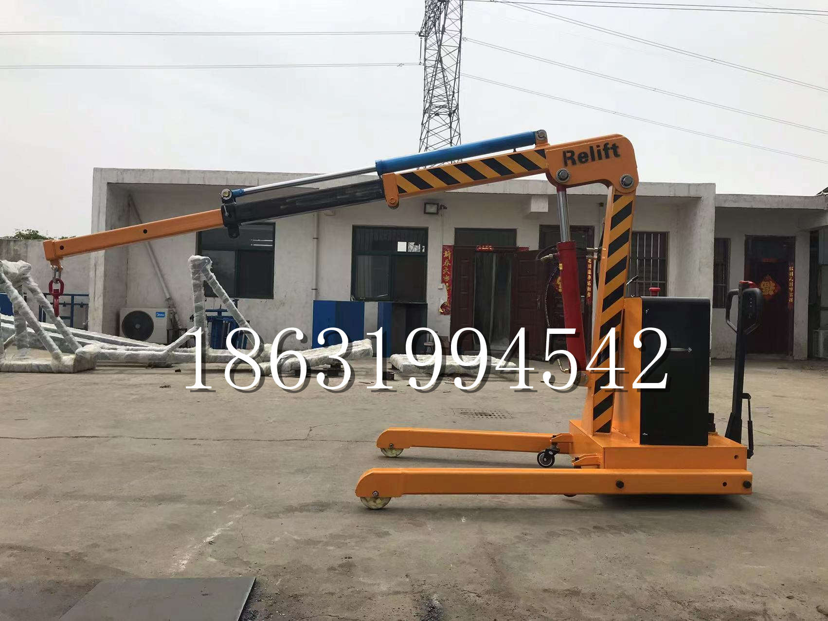 内丘县久征定做3吨三轮随车吊 农用园林绿化移树吊 平板工程用小吊机