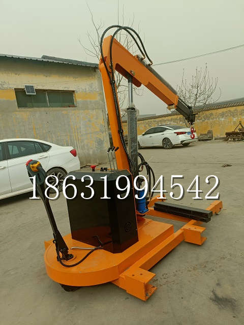 内丘县自卸车厢随车吊 自制轮式四不像起重机 四驱平板吊 5吨 贵盛